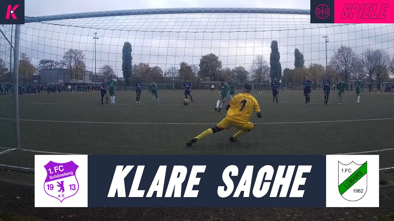 Zwei Platzverweise, vier Tore | 1. FC Schöneberg - 1. FC Lübars (Landesliga, Staffel 2)