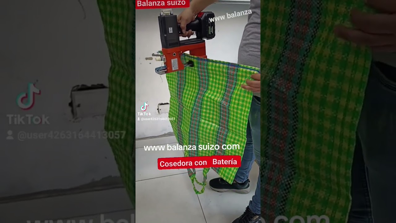 cosedora de costales a bater&iacute;a