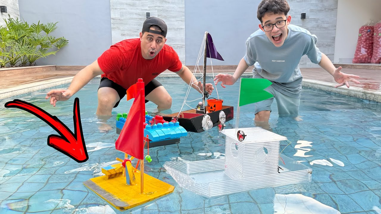 GANHA QUEM FIZER O MELHOR BARCO!!