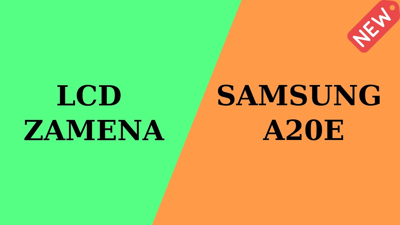 Samsung A20e - LCD zamena