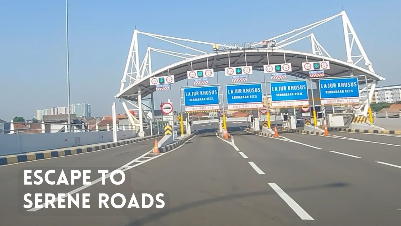 Escaping the Chaos: Serene Morning Drive on Jakarta's Outer Ring Road | ASMR Road Trip Experience 🇮🇩