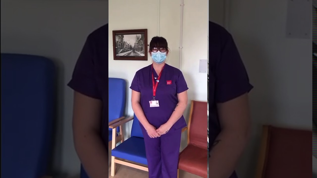Student Nurse Discusses Placement at Mass Vaccination Centre