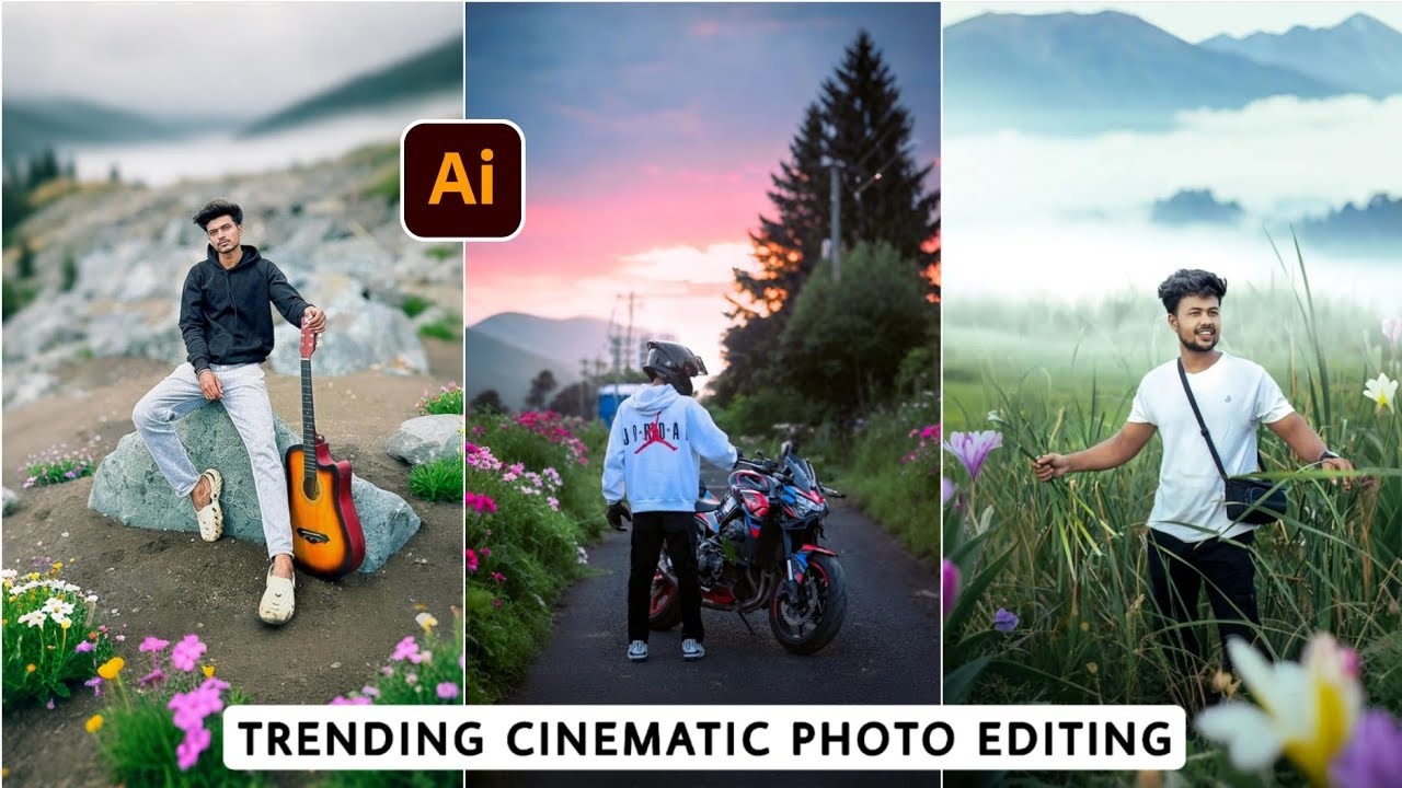 New Online viral Ai background change photo editing | instagram trending cinematic photo editing