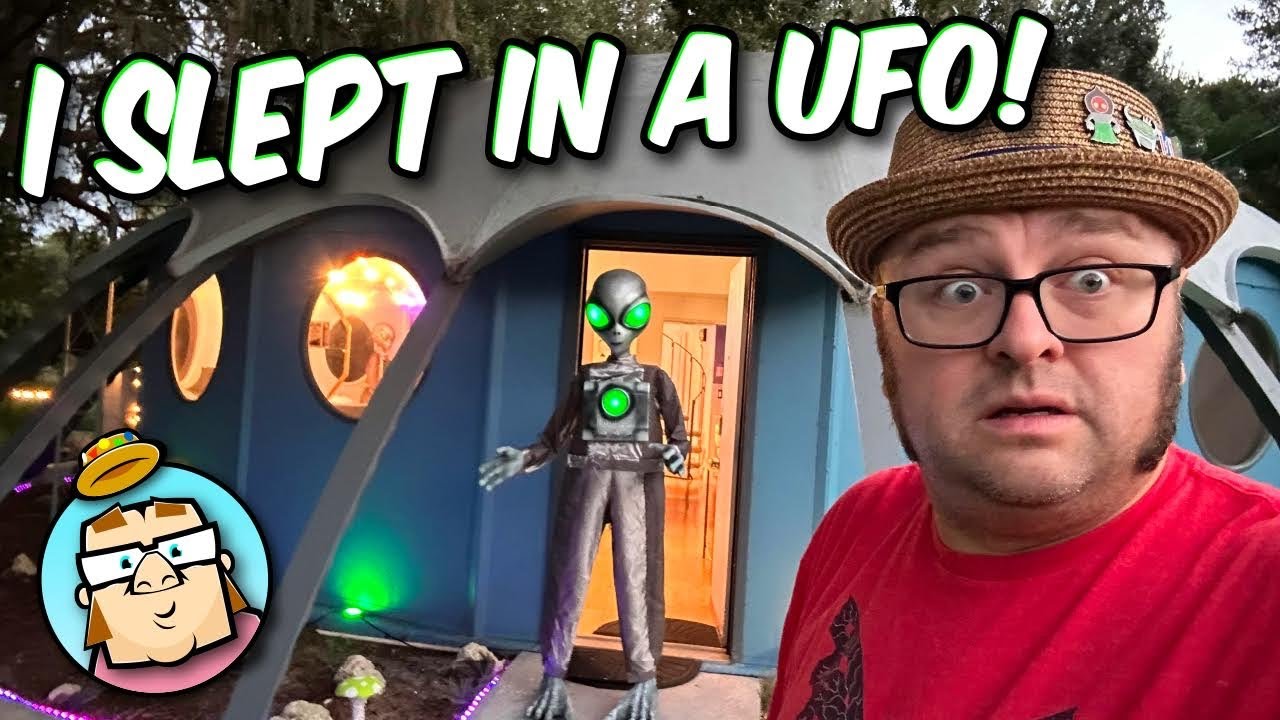 I Slept in a UFO - Amazing Vintage UFO Shaped House - The Strange and Mysterious Spook Hill