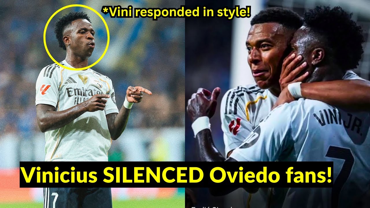 Vinicius Jr got r*cial *buse before scoring against Oviedo, but he responded in style...