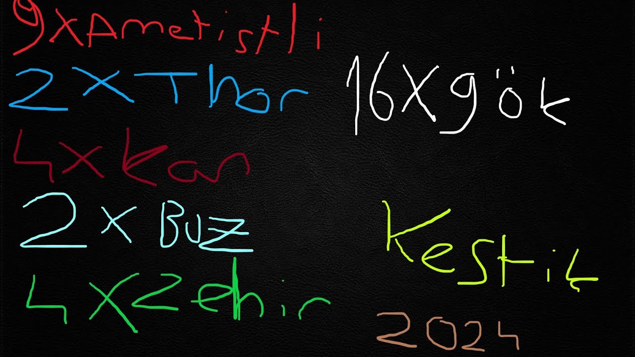 LAPEX / 9X AMETİSTLİ 2X THOR / TÜM EDİTLERİ KESTİM !