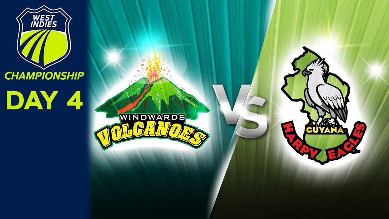 🔴 LIVE Windward v Guyana - R3 - Day 4 | West Indies Championship 2026 #WIChamps