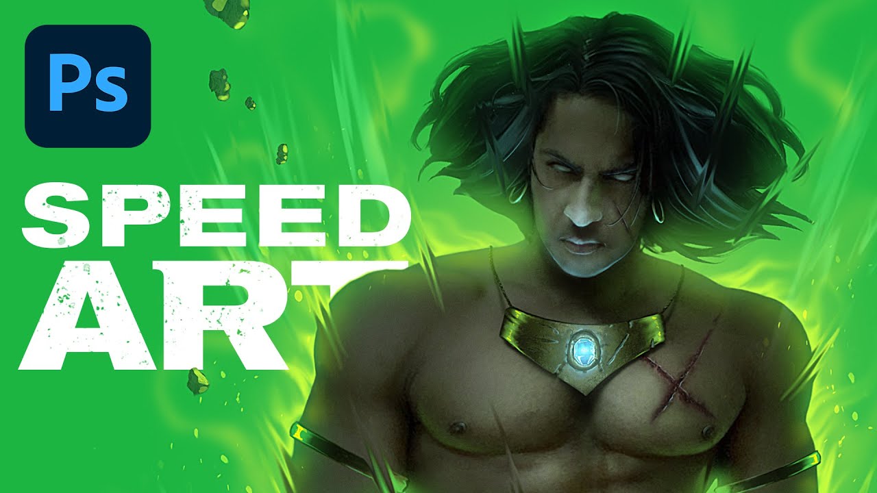 Broly (Dragon Ball) – Photoshop Speed Art
