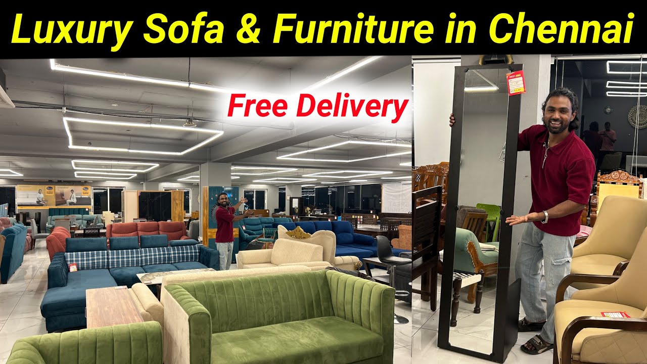 Luxury Sofa & Furniture in Chennai | Free delivery 🚚 | office table & Chair | Vimals lifestyle 