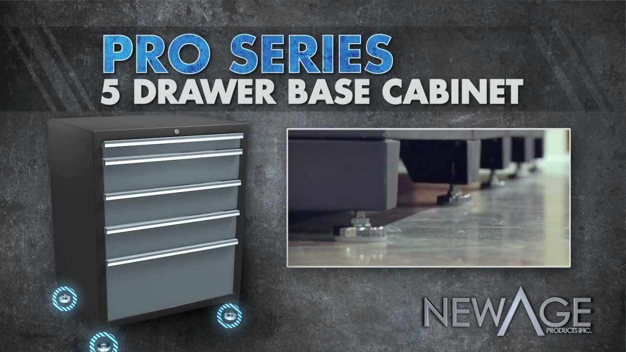 NewAge Pro Series 18 Gauge Pro Series Base Cabinet w/ 5 Tool Drawers