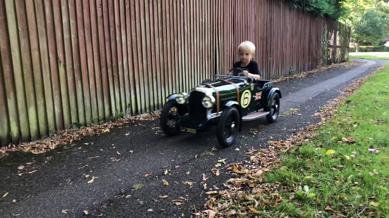 Vintage Bentley pedal car tot rod