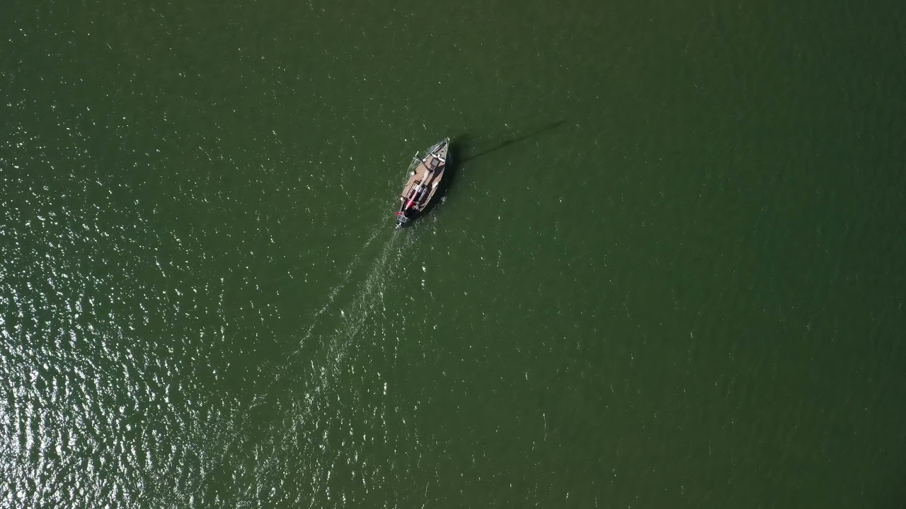Drone views over Burntwick Island and Stangate Creek, River Medway.
