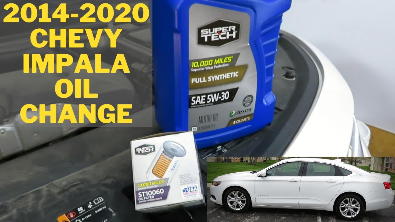 Замена масла и масляного фильтра в Chevrolet Impala 2.5L 2014-2020 гг.