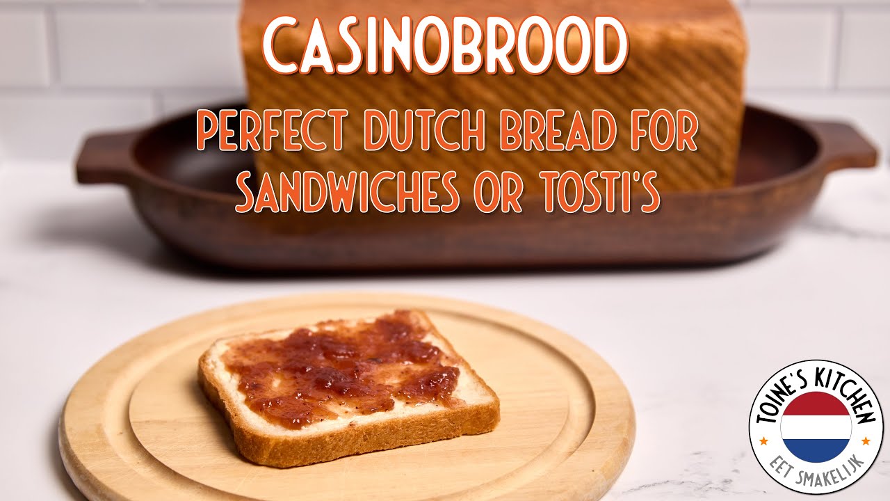 Wit Casino Brood (голландский хлеб Pullman) | Toine’s Kitchen