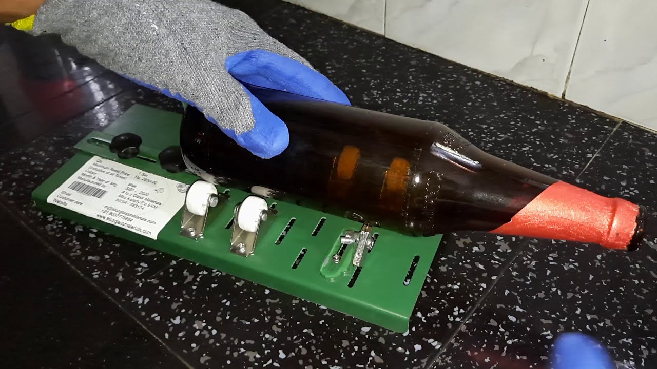 Glass Bottle Cutter,5 Rounds Adjustable Bottle Cutter Machine #Wine#Bottle# #Cutter#