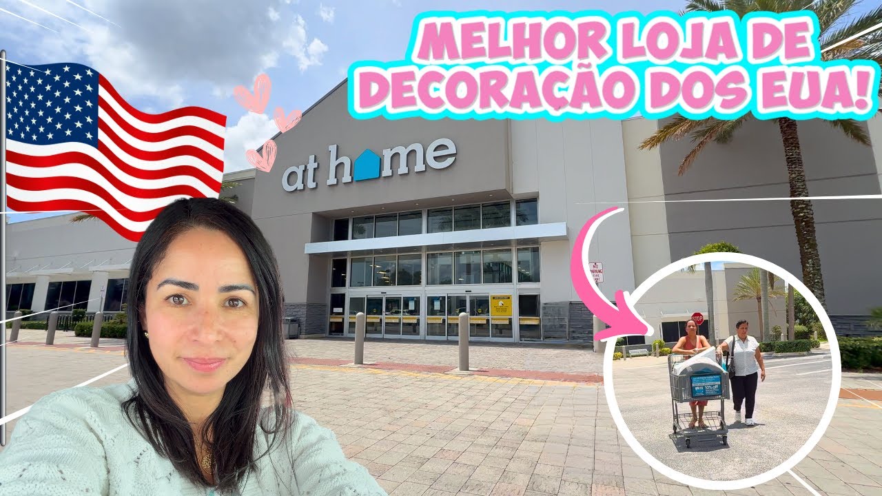 VLOG NA MELHOR LOJA DE DECORA&Ccedil;&Atilde;O DOS EUA! AT HOME