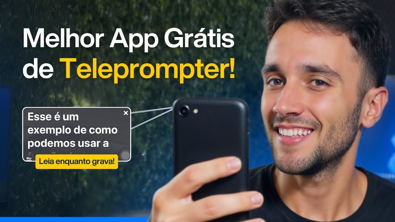O Melhor App Grátis de Teleprompter para Celular (Android + IOS)