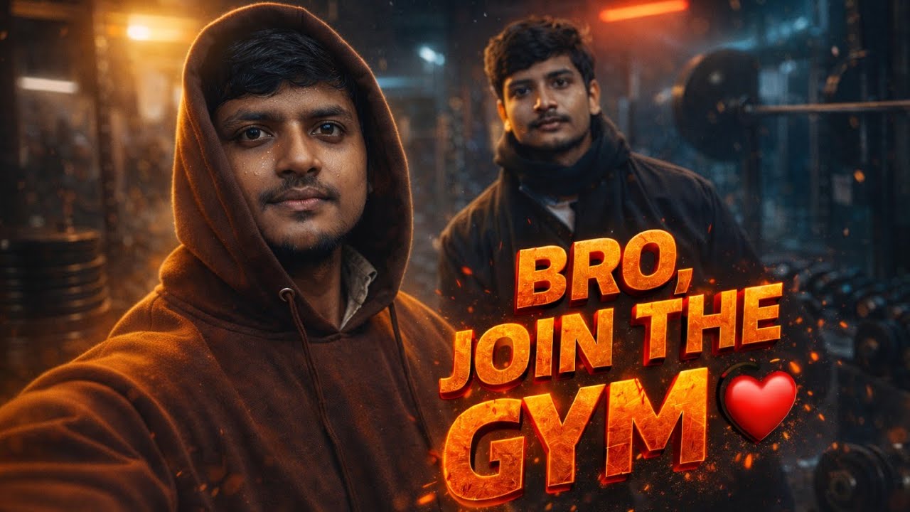 Bro join the Gym 🔥 || Transformation started 