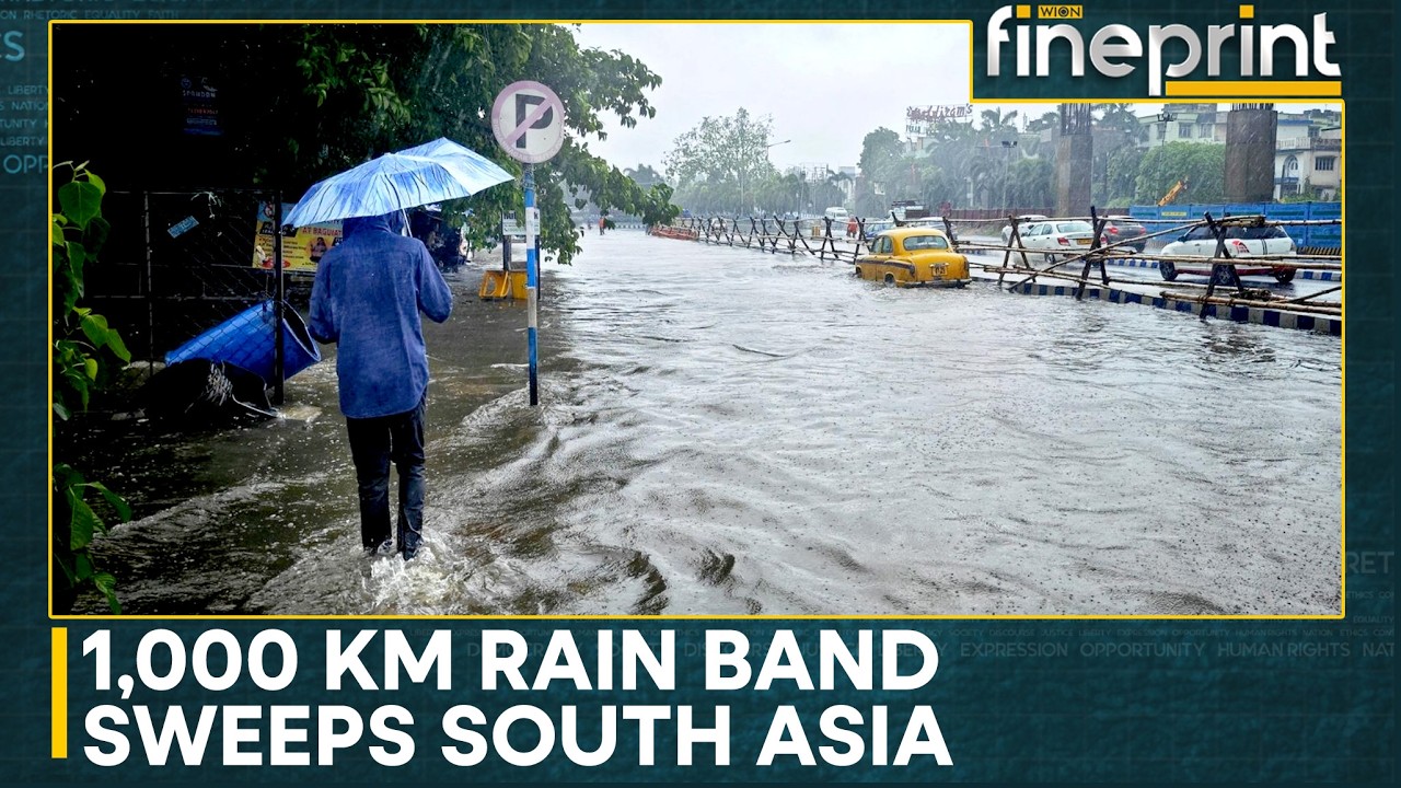 South Asia Rain: Rare Rain Band Due to Western Disturbance in the Region | WION Fineprint