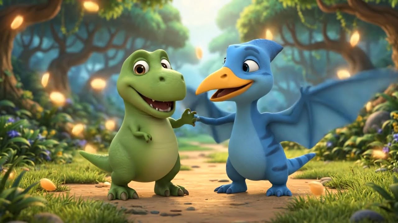 Bobo the Little T-Rex and the Glowing Seed 🌱✨ | Epic 3D Animated Adventure for Kids
