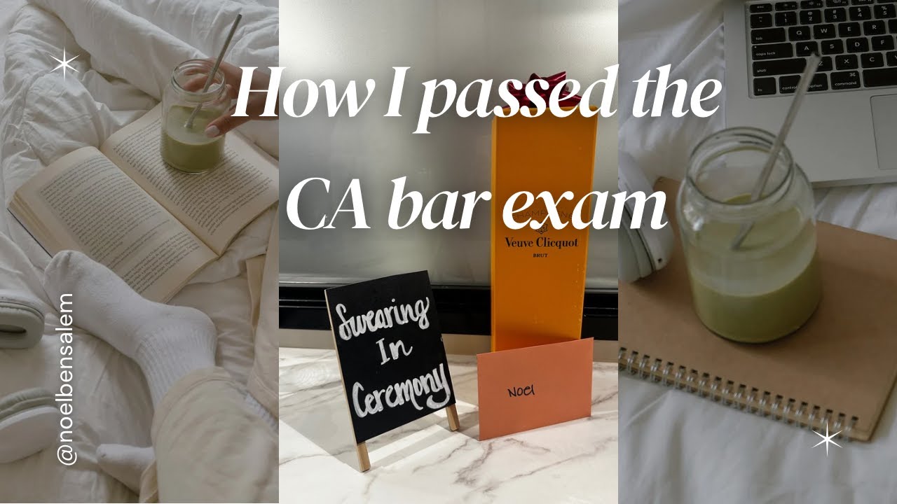 How I passed the California bar exam