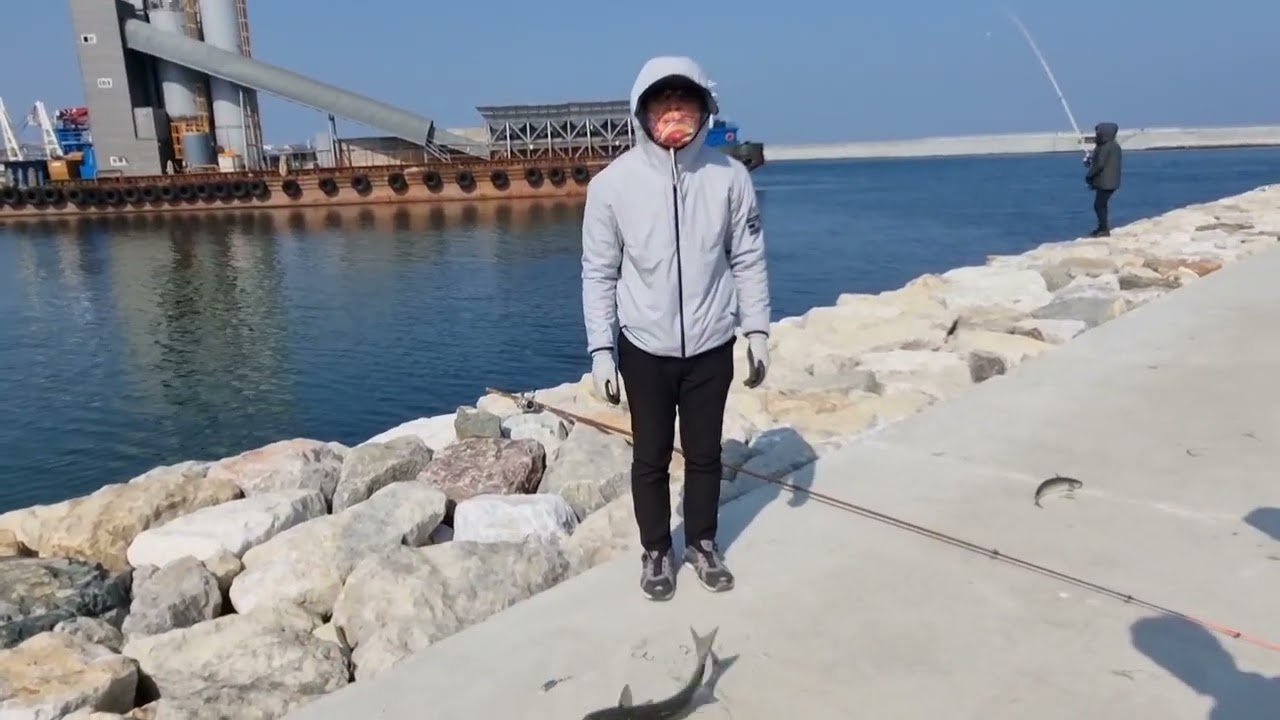 주문진  드디어 고기있는곳 찿았습니다 그것도 억수로많이...