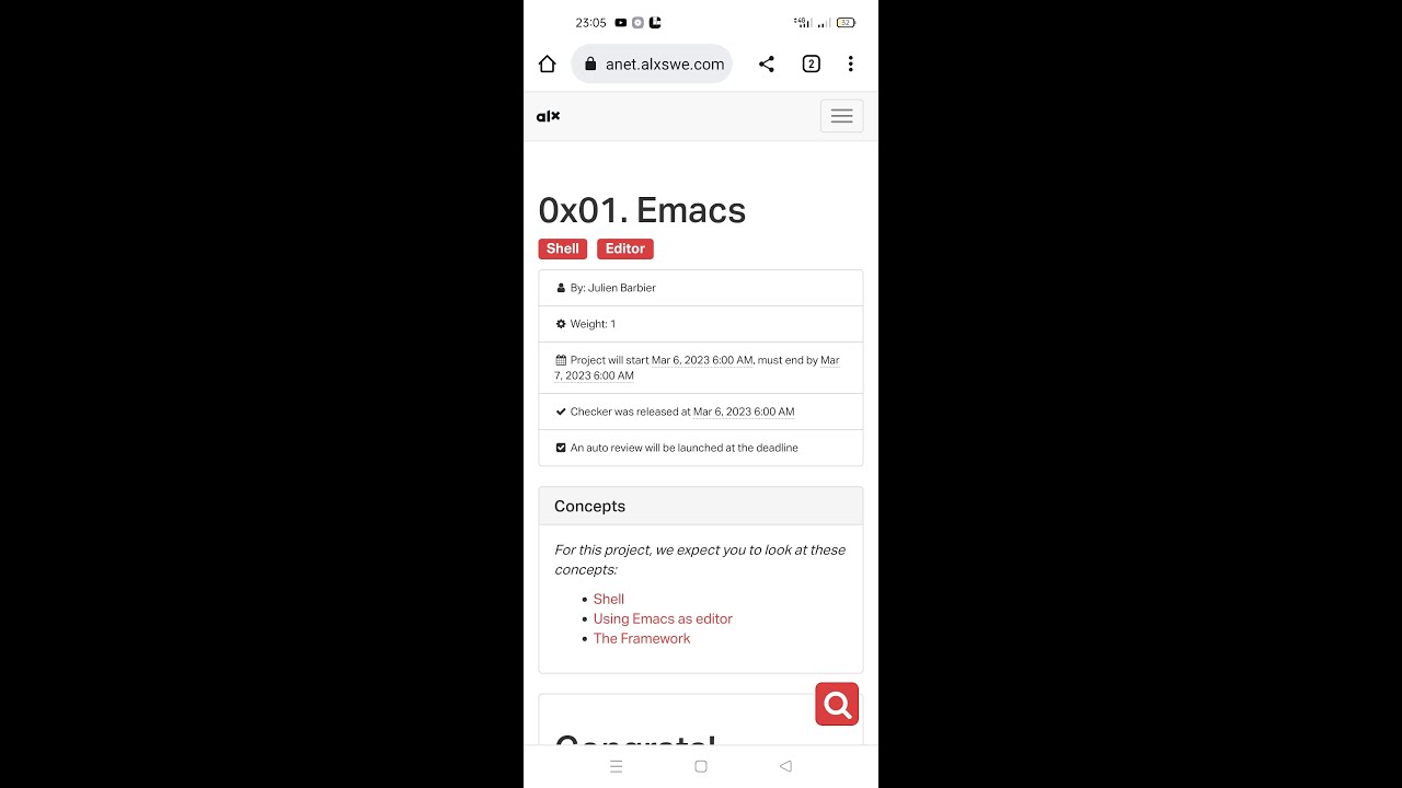 ALX! Emacs project step-by-step guide. A complete guide to Emacs for beginners
