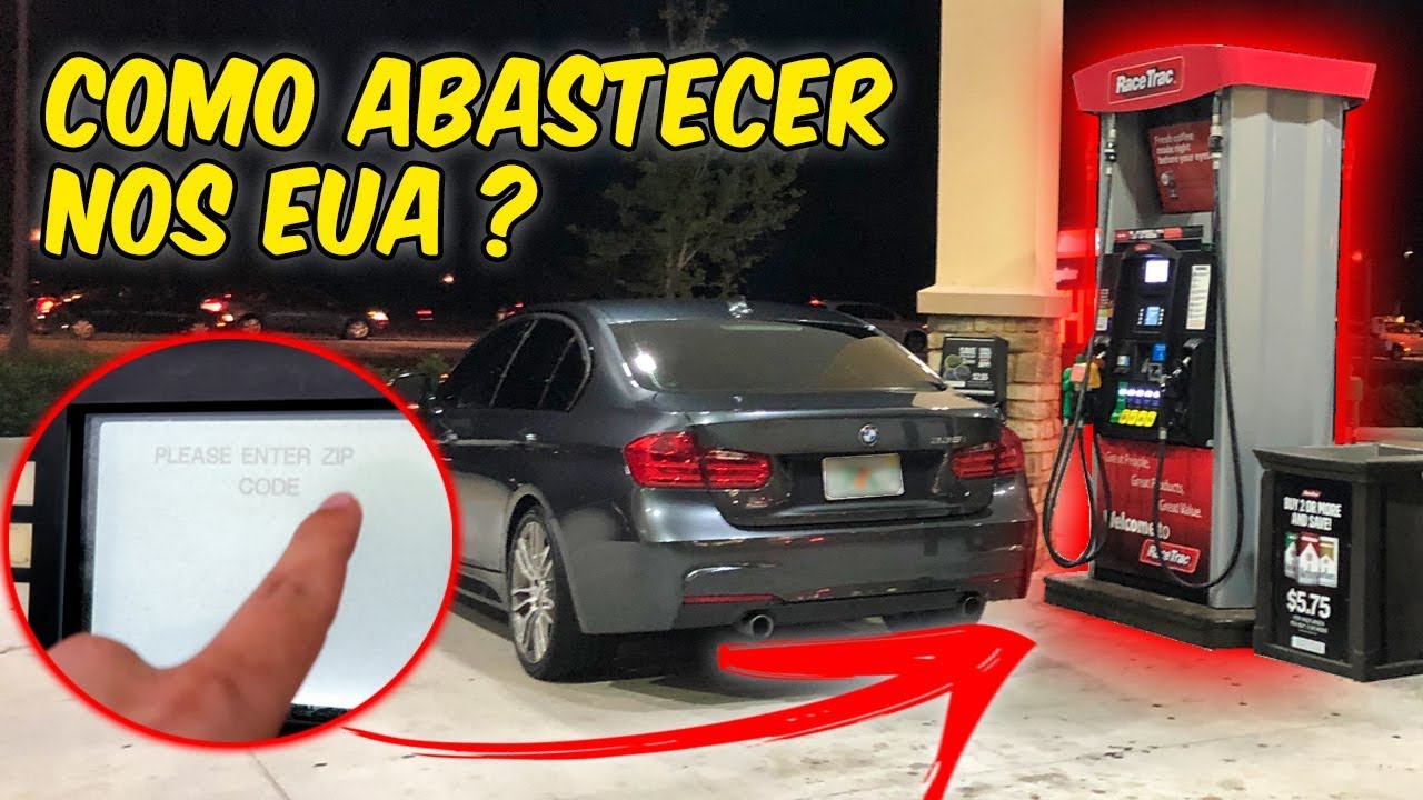 Como Abastecer o Carro nos Estados Unidos!  *MUITO FACIL*