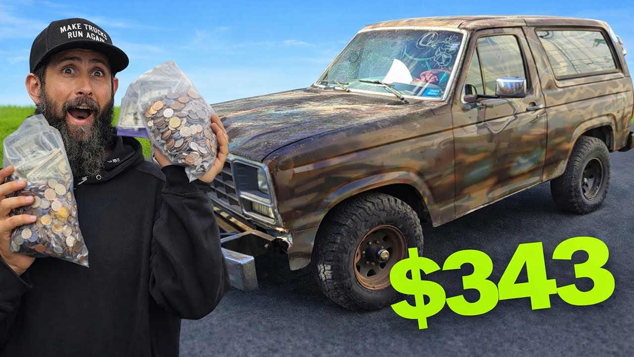I Bought a Truck Using Only Pocket Change! Only $343