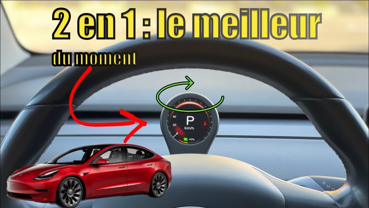 Tuto et review du meilleur HUD (ou presque) pour TESLA model 3 ou Y
