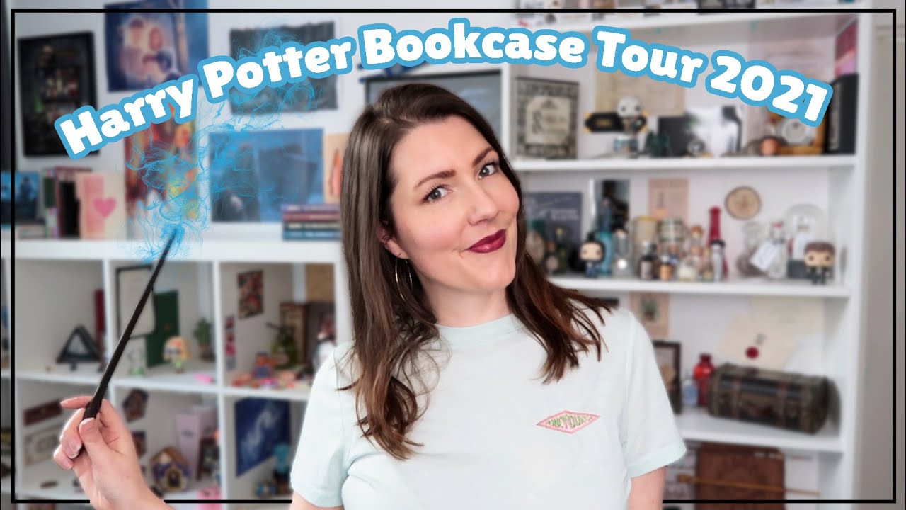 HARRY POTTER BOOKSHELF TOUR 2021: My entire Harry Potter collection⚡️