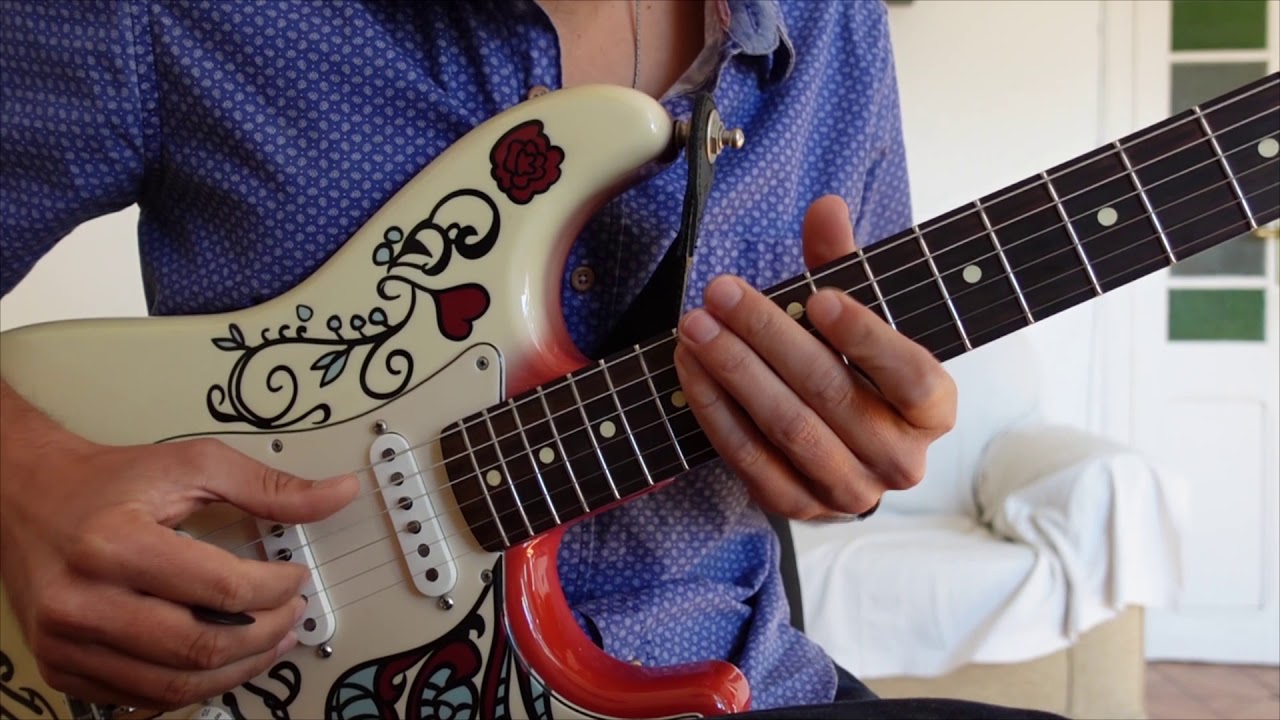 OG plays John Mayer - Sweep picking in Slow dancing in a burning room mid-solo guitar lesson