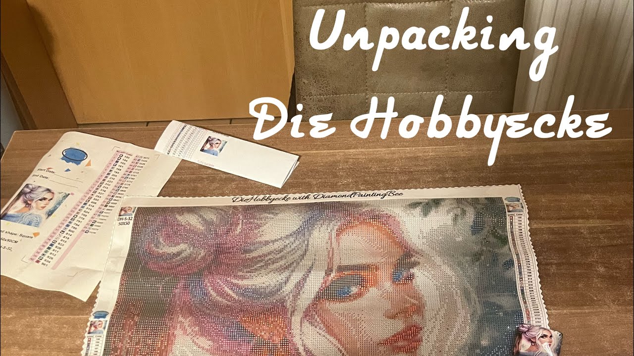 UNPACKING Ein mega Bild von Die Hobbyecke u. DiamondPaintingbee #lenisveas_diamonds