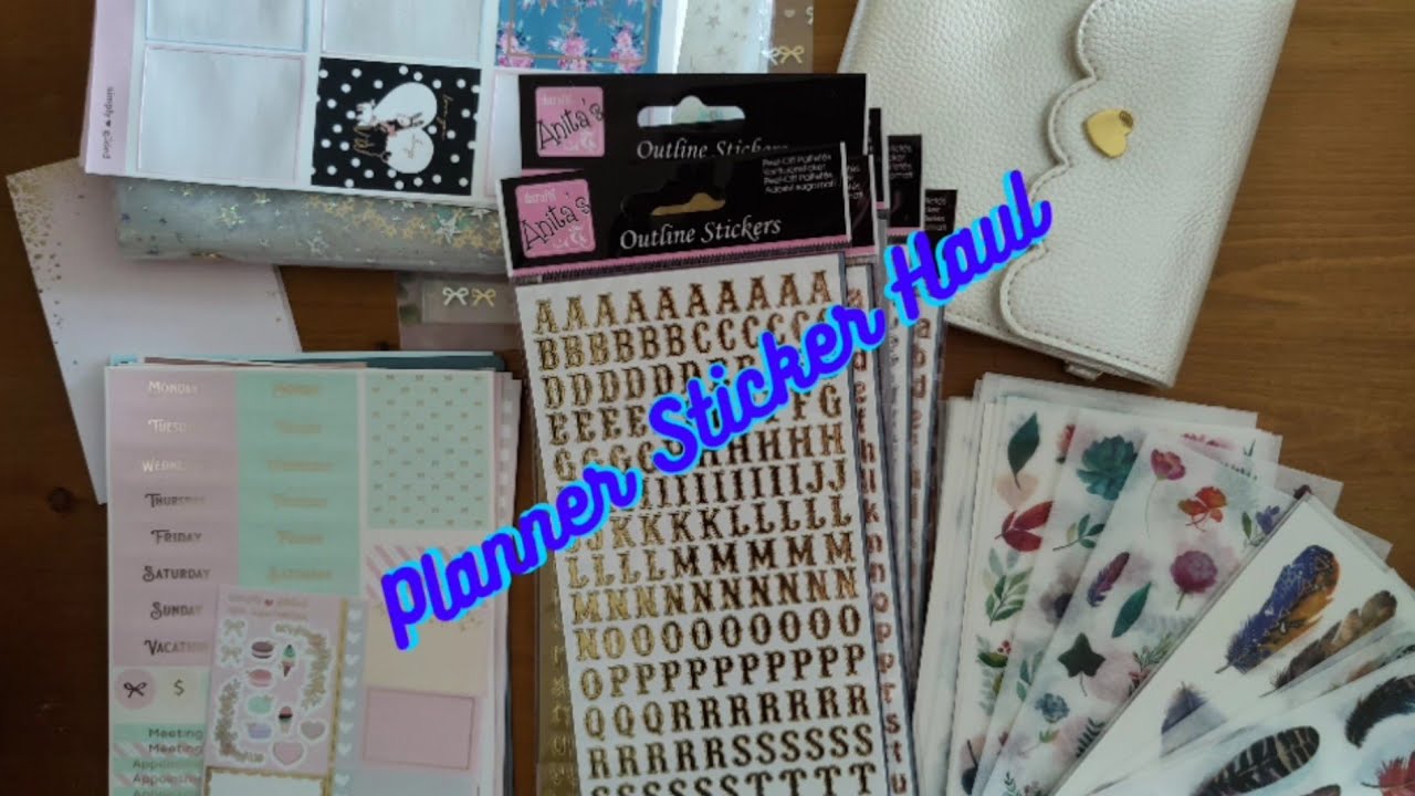 ✨ Planner Haul feat stickers from Amazon UK, hobby craft & simply gilded ✨