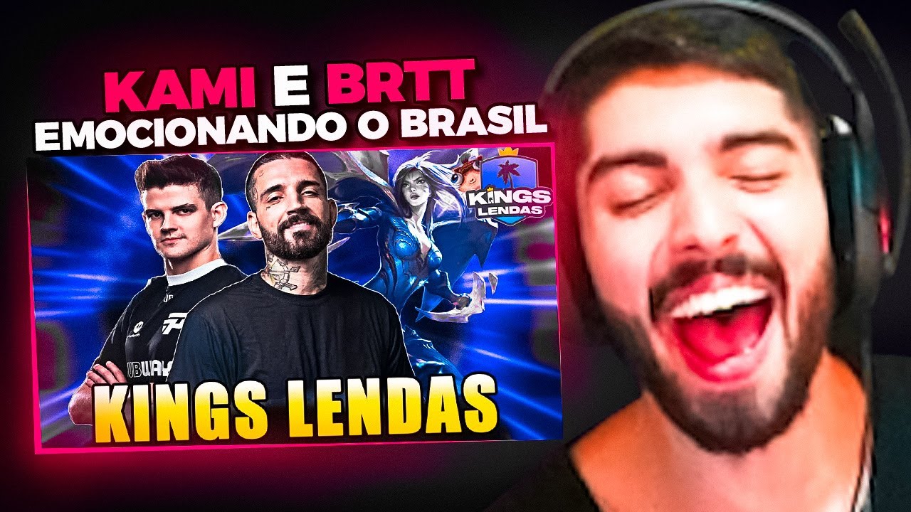 KAMI e BRTT EMOCIONANDO o BRASIL na KINGS LENDAS | JUKES React BRONZIOCRE
