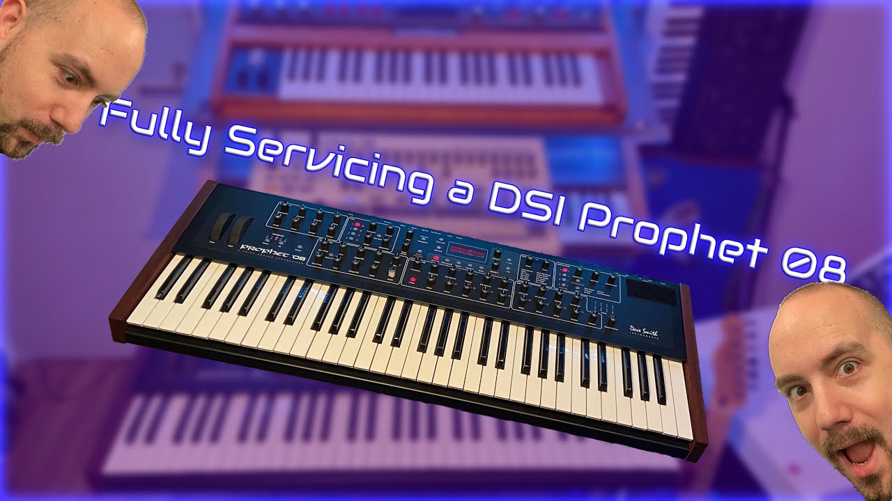 Fully Servicing a DSI Prophet 08 Synthesizer