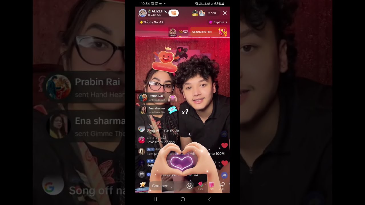Aayush Alizeh Together Live Today 10 aug 2024 Full HD Live