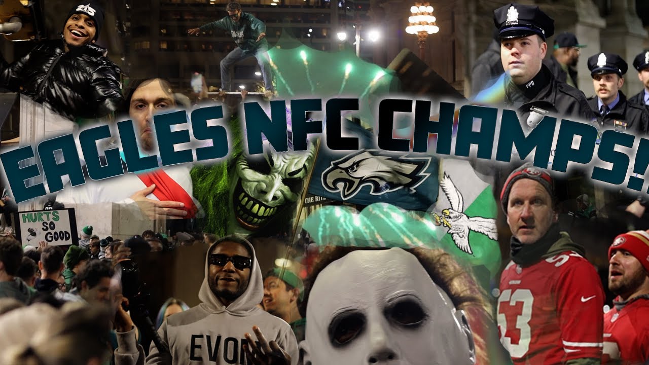 PHILADELPHIA EAGLES NFC CHAMPIONSHIP CELEBRATION PARADE CITY HALL VLOG 2023 | MANNY215 B'DAY
