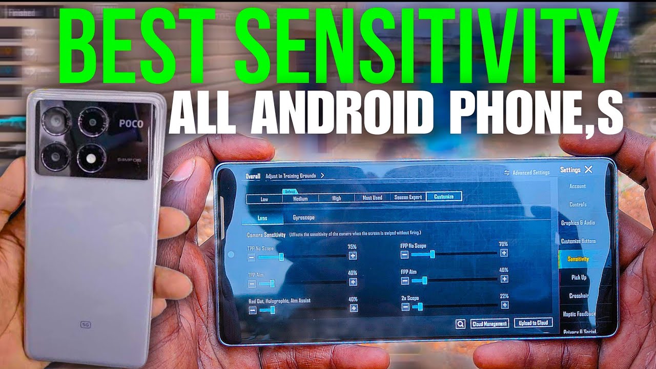 Best Sensitivity For Poco x6 pro 😍 Poco x6 pro bgmi sensitivity | poco x6 pro bgmi settings ✅