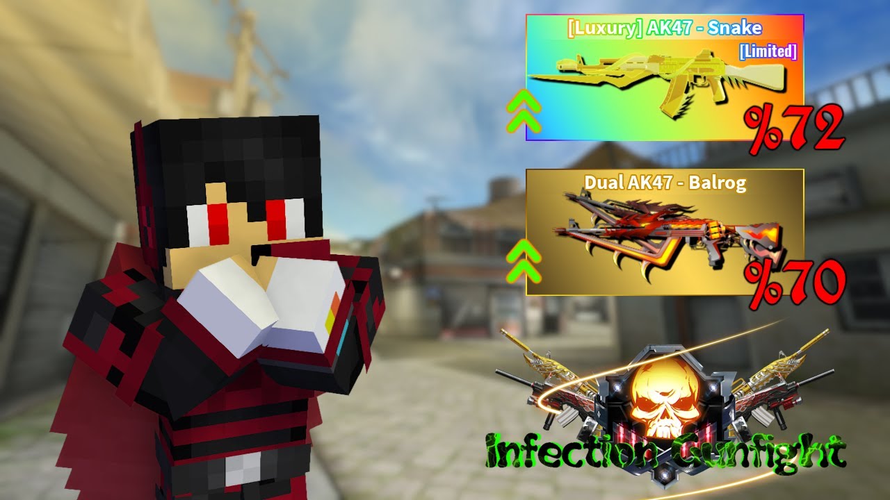 Roblox | Infection Gunfight | Snake and Balrog are fully upgraded (Update new Mystic)