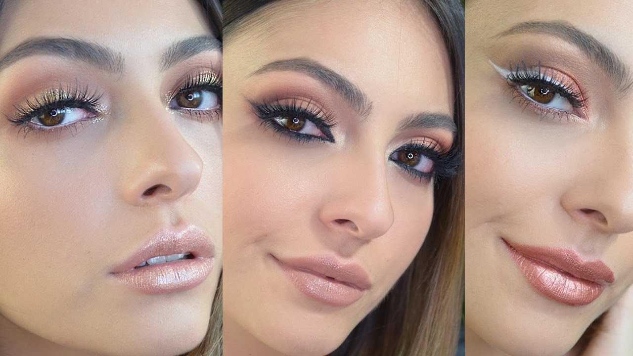 3 LOOKS usando NAKED HEAT palette | Anna Sarelly