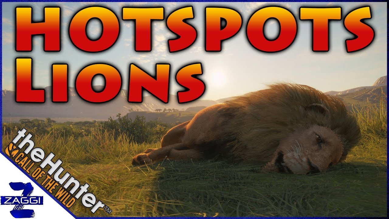Best spots for LIONS TheHunter Call of the Wild