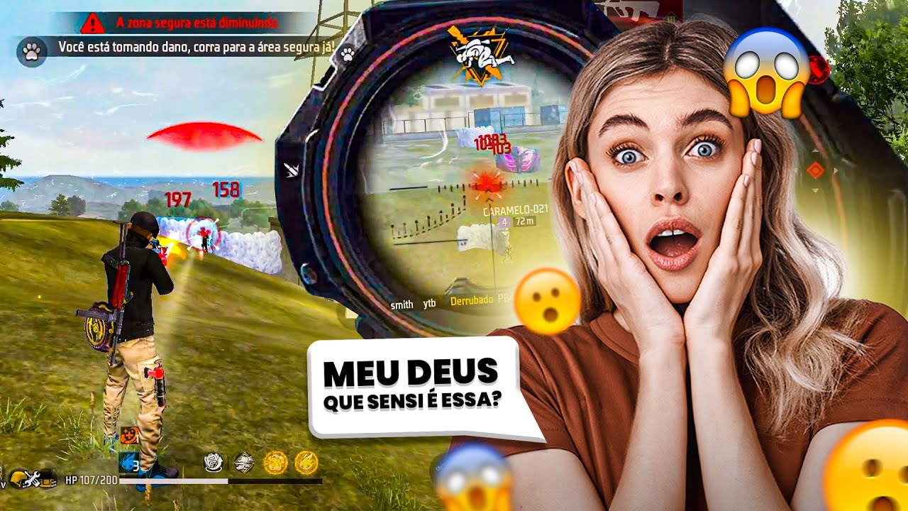 22 ABATES E OS ALEATORIOS FICARAM LOUCOS COM A MINHA NOVA SENSI NO FREE FIRE!
