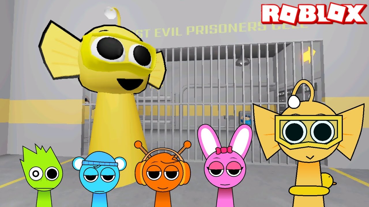 Sprunki Retake Bailey Played Sprunki Retake Bailey Prison Run Obby in ROBLOX | Incredibox Sprunki