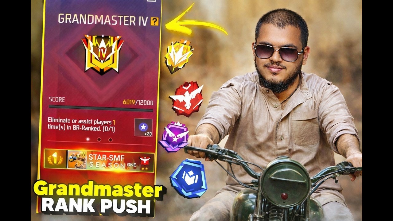 🔴 LIVE | Top 1 Grandmaster Push 🔥 | #freefirelive  #starkmamaff #shortsfeed #viral  #omegle
