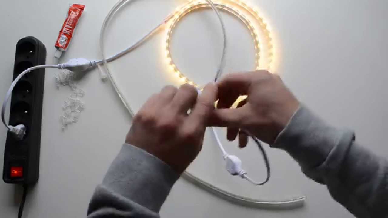 Taśma LED z diodą 2835 na 230V + akcesoria