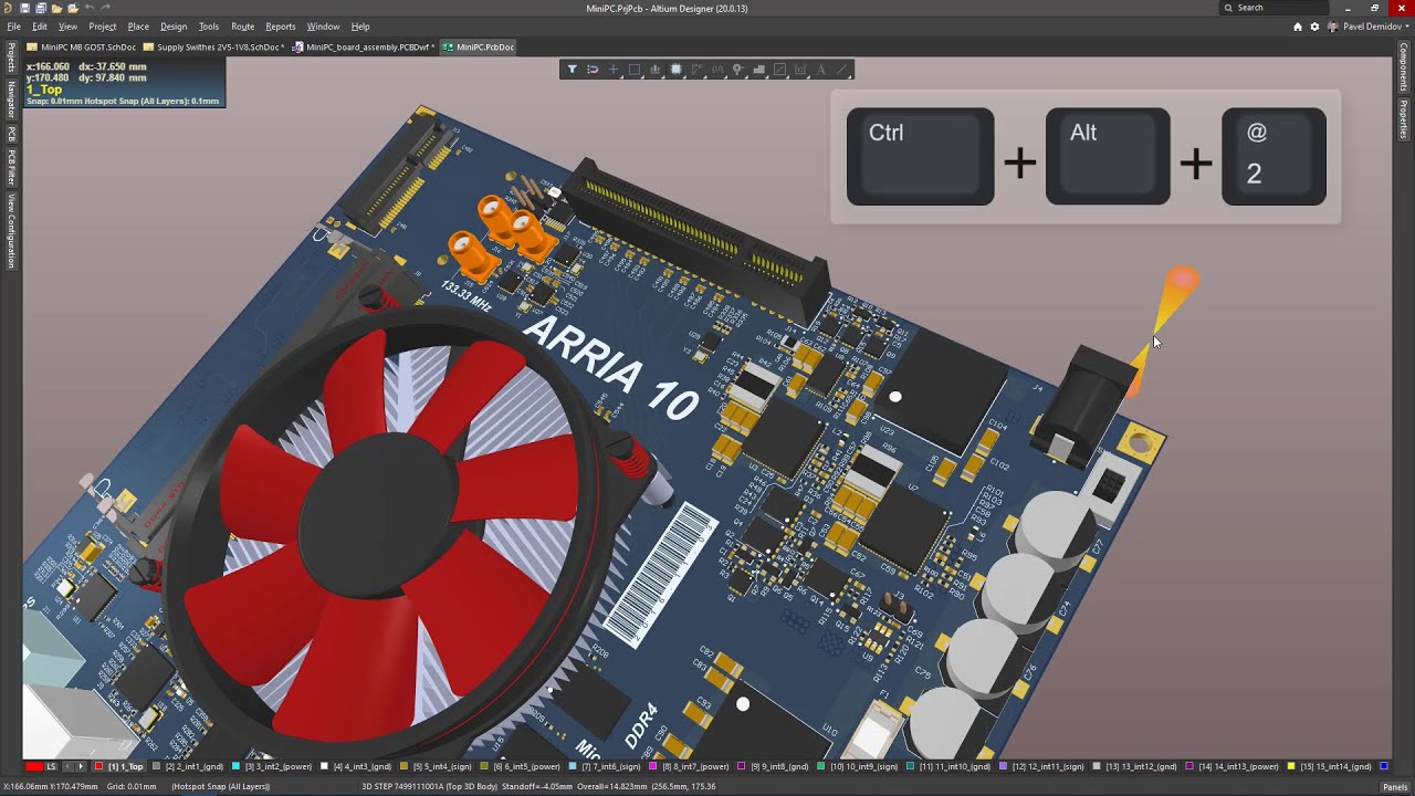 10 полезных сочетаний клавиш в Altium Designer