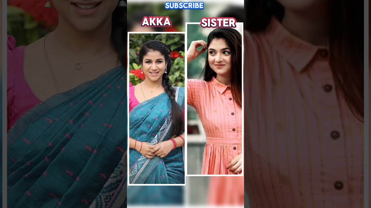 💢 Tamil Serial Heroines Sisters 😇😍Throwback Pic #sun #star