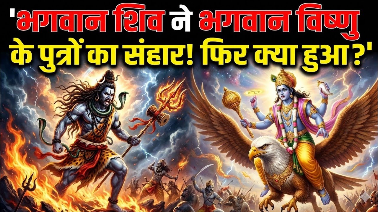 भगवान शिव ने विष्णु के पुत्रों का संहार किया ? फिर क्या हुआ? #hindistories 