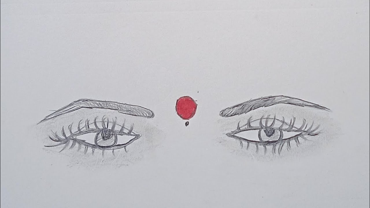 How To Draw To Easy To Easy Eyes?Ankh Ko Ashni Se Kaise Banaye?